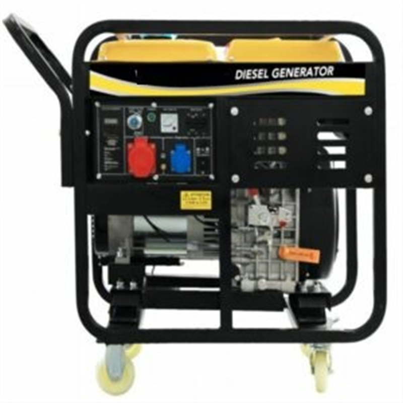 Air cooled open type diesel generator